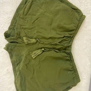 Green Drawstring Shorts 💚